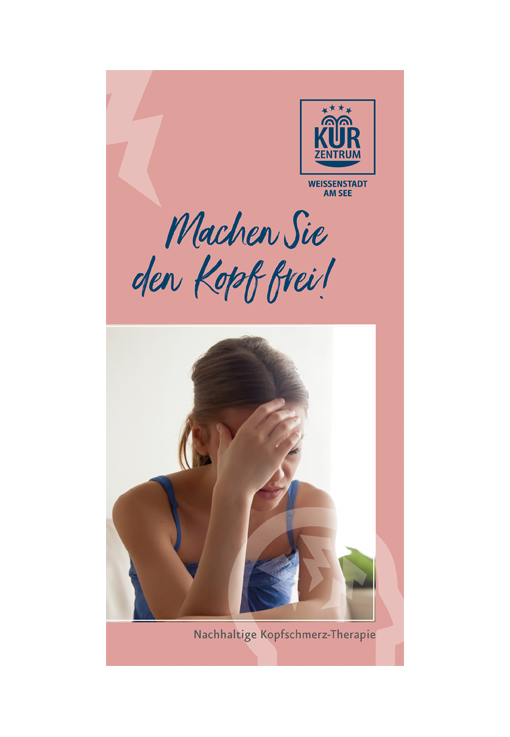 Informationsflyer Kopfschmerz Kurzentrum Weißenstadt