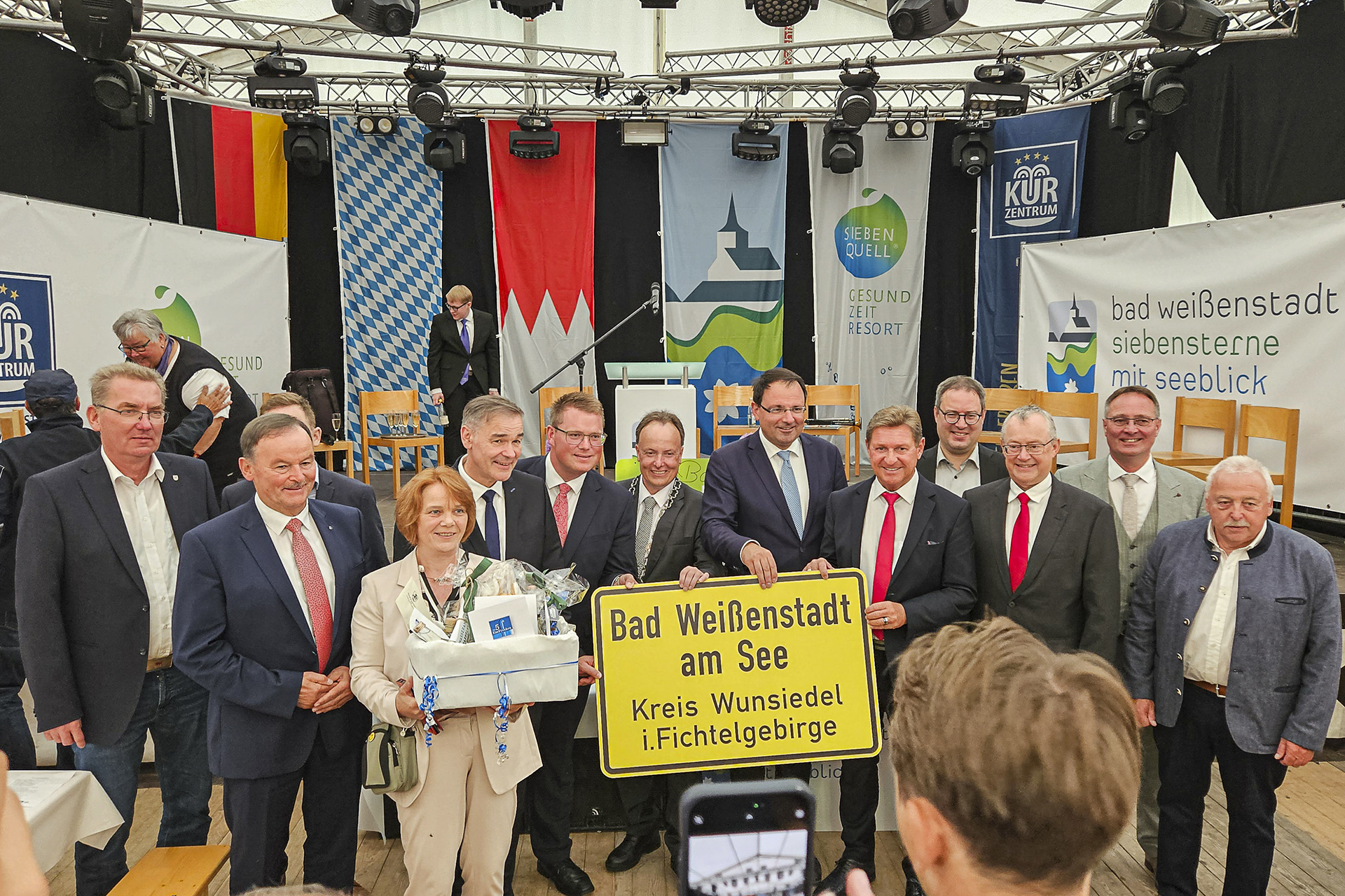 Ehrengäste und Festredner des Festaktes zur Verleihung des Heilbad-Prädikats Ehrengäste und Festredner des Festaktes zur Verleihung des Heilbad-Prädikats
