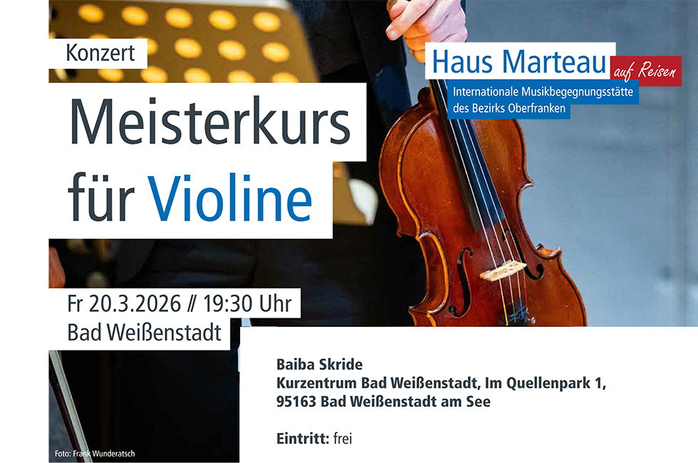 Konzert - Meisterkurs für Violine - Baiba Skride